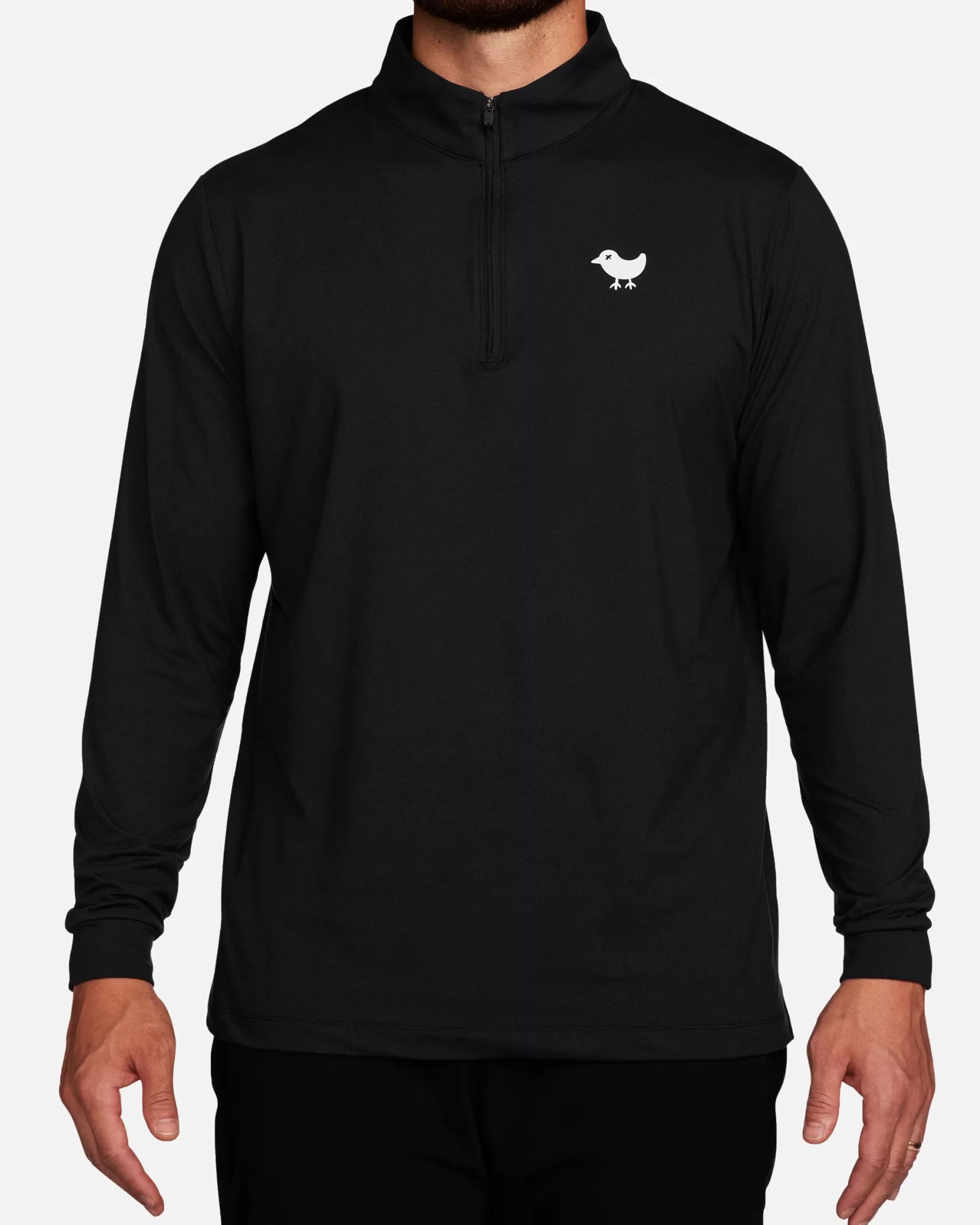 Bad Birdie Black Quarterzip> Quarterzips