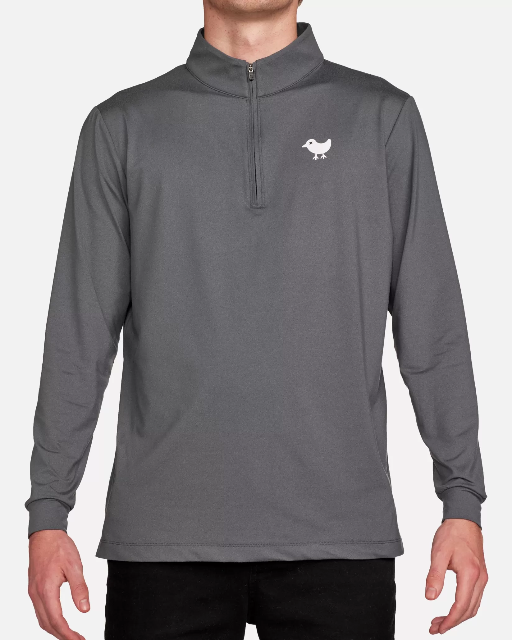 Bad Birdie Charcoal Quarterzip> Quarterzips