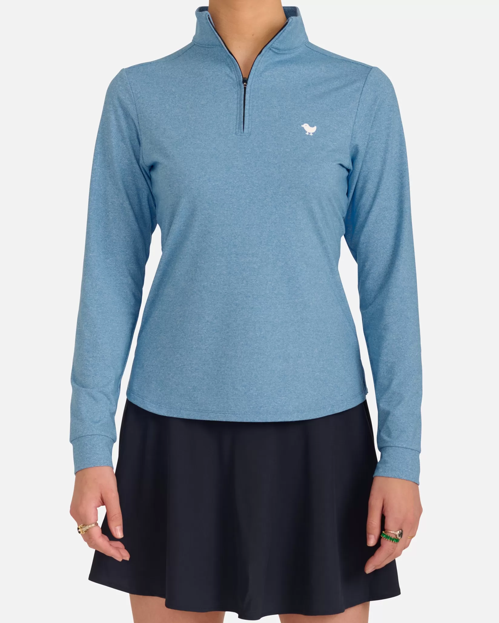 Bad Birdie Directoire Blue Quarterzip>Women Quarterzips