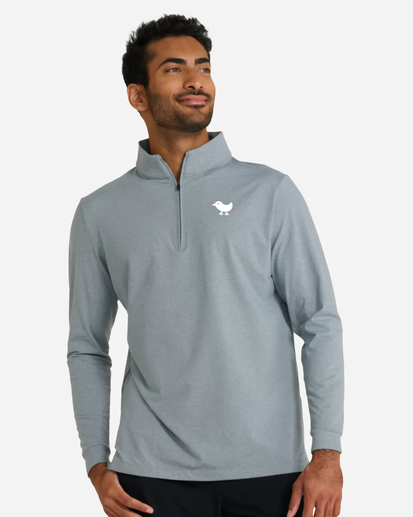 Bad Birdie Heather Quarterzip> Quarterzips