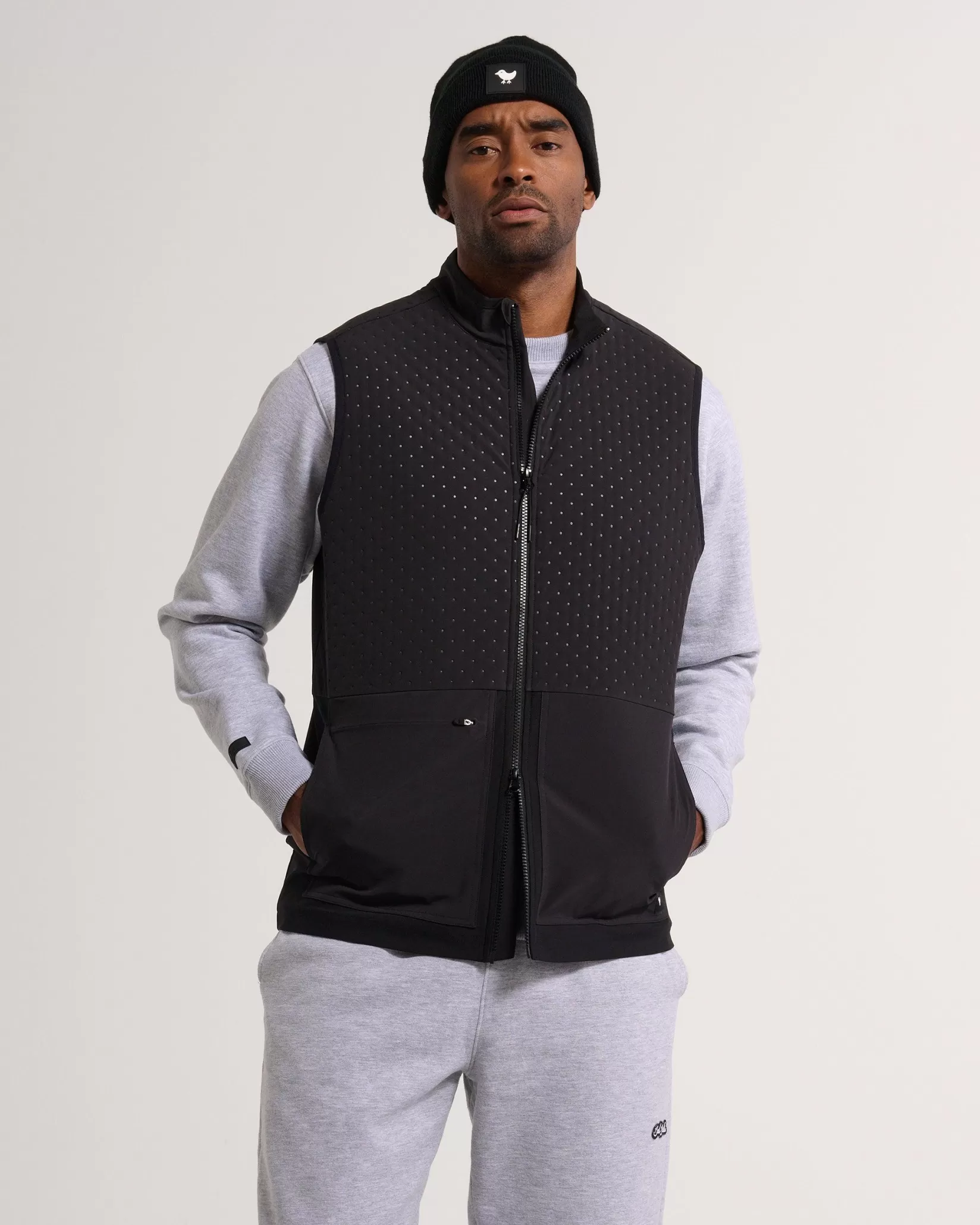 Bad Birdie Hybrid Vest - Black> Outerwear