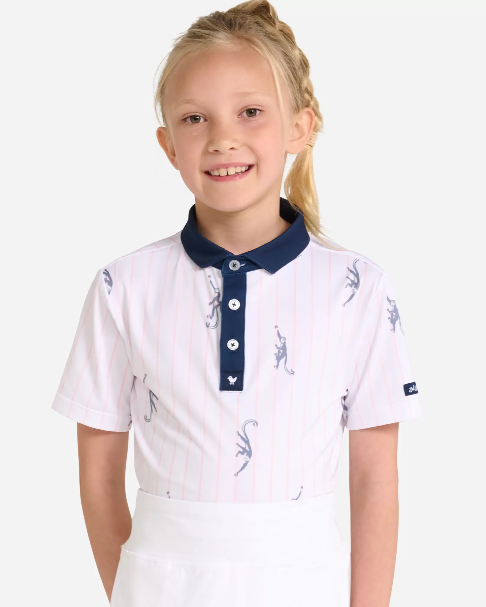 Bad Birdie Monkey A Round Youth>Women Youth | Youth Polos