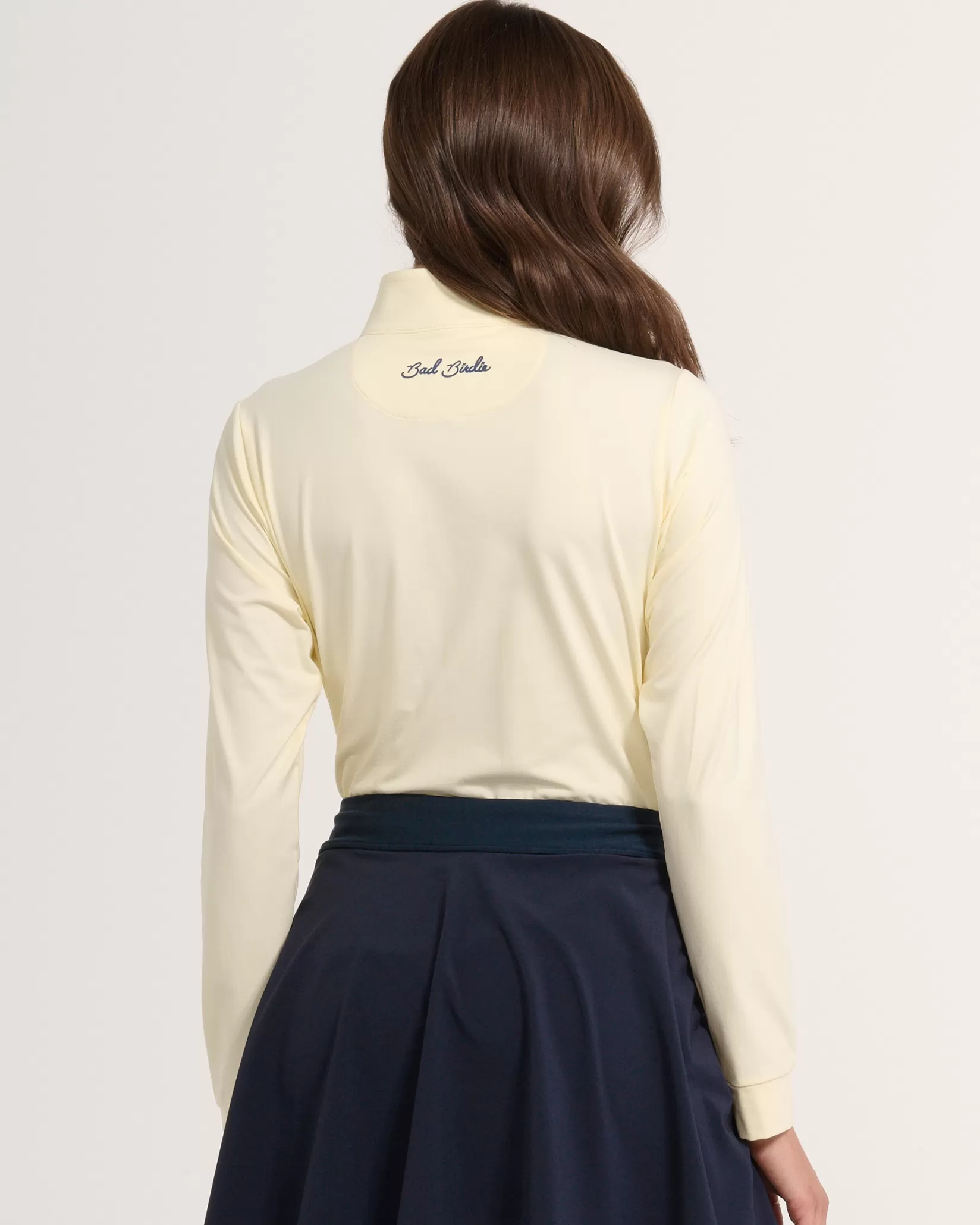 Bad Birdie Pear Sorbet Quarterzip>Women Quarterzips