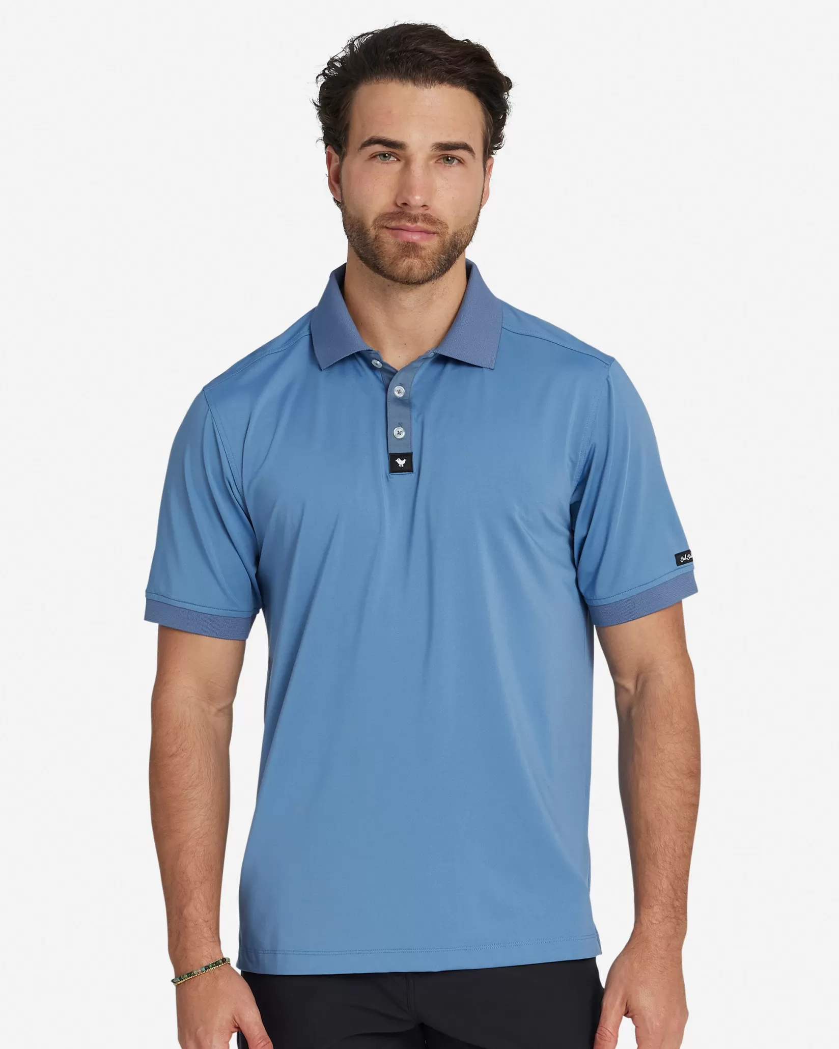 Bad Birdie Ridge Polo - Cornet Blue> Polos