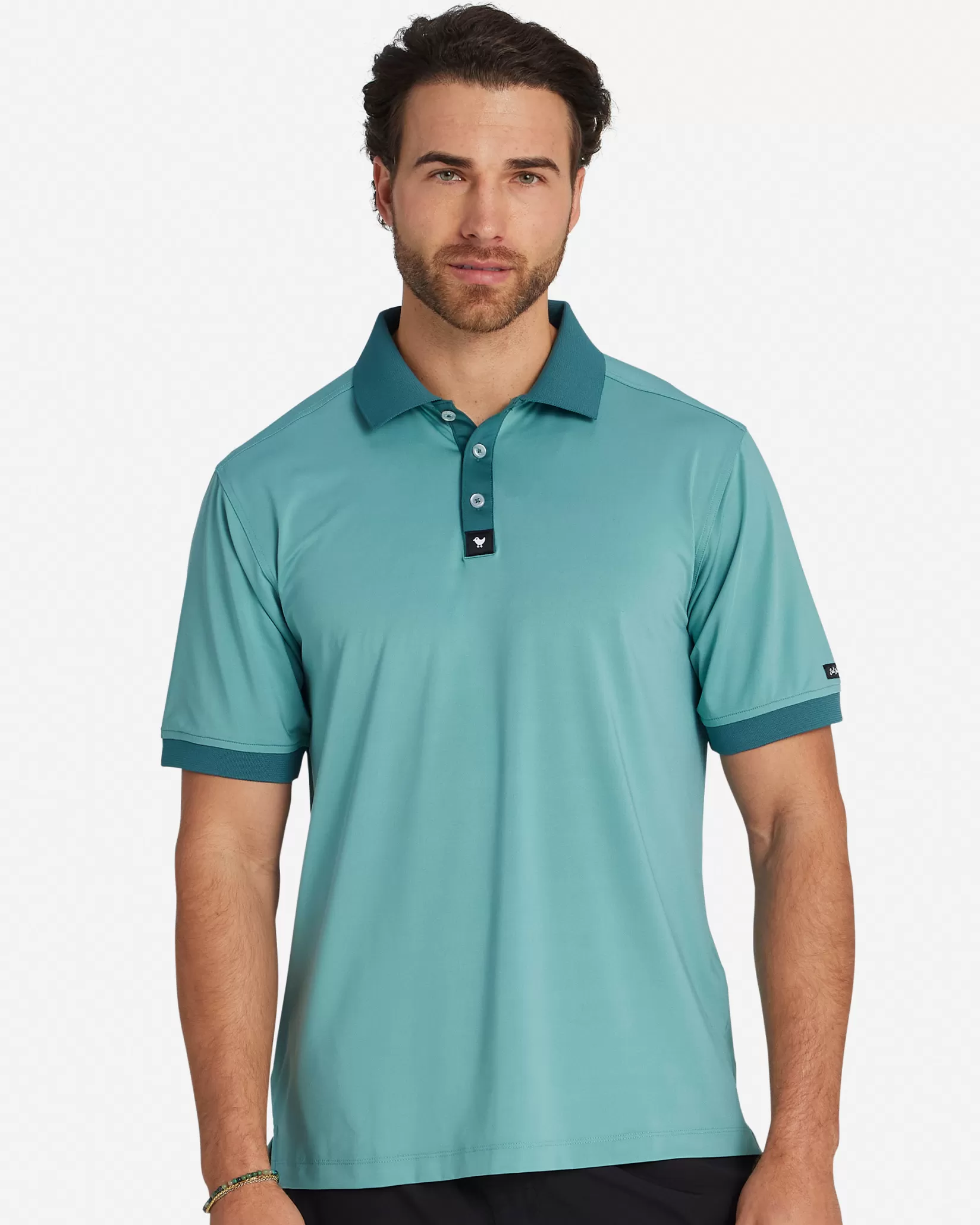 Bad Birdie Ridge Polo - Slick Green> Polos