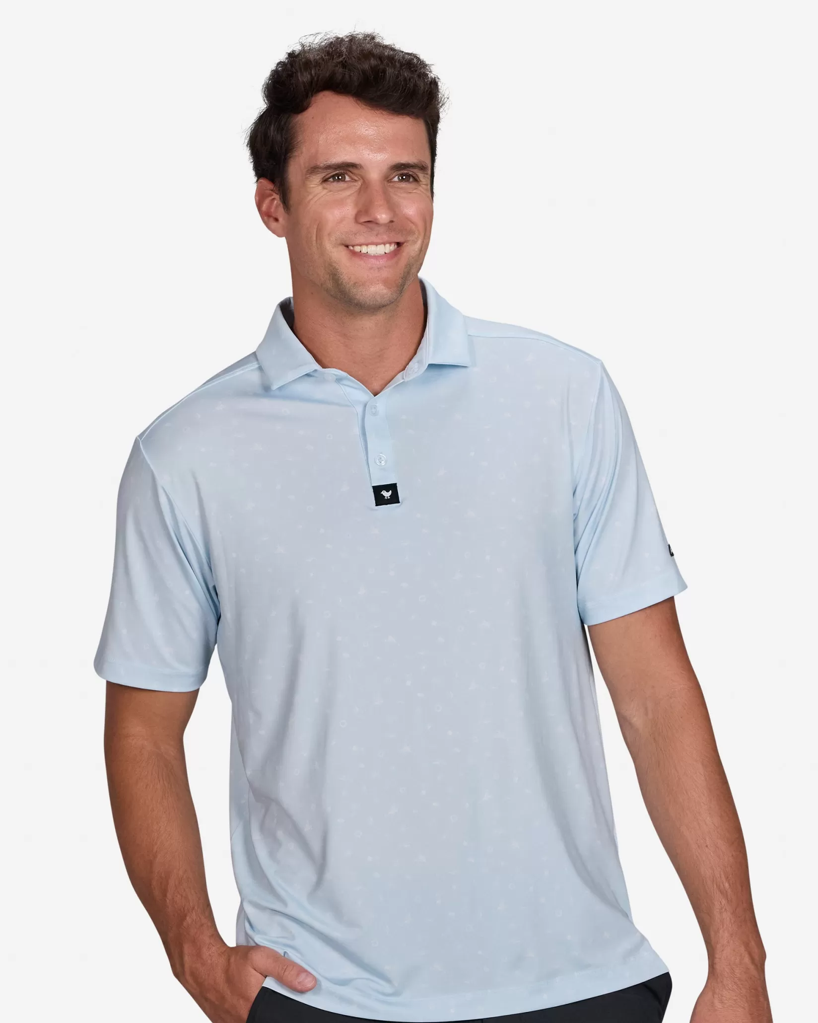 Bad Birdie Sights & Rounds Light Blue> Polos