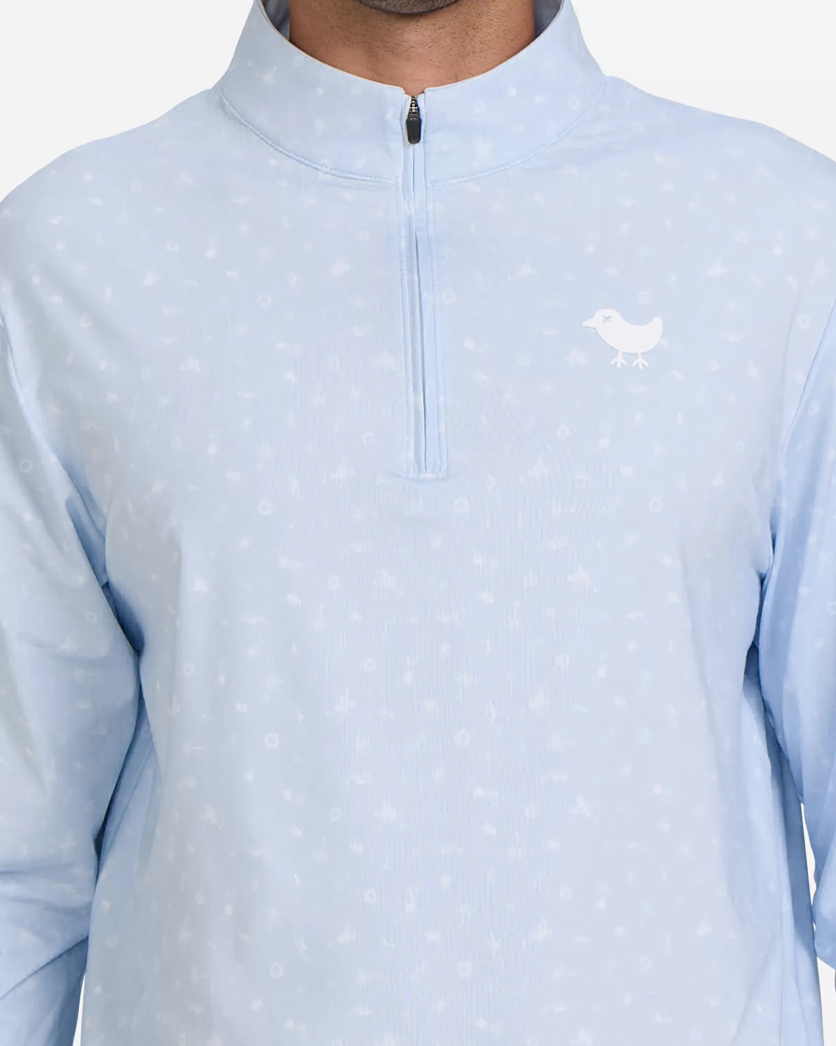 Bad Birdie Sights & Rounds Light Blue Quarterzip> Quarterzips