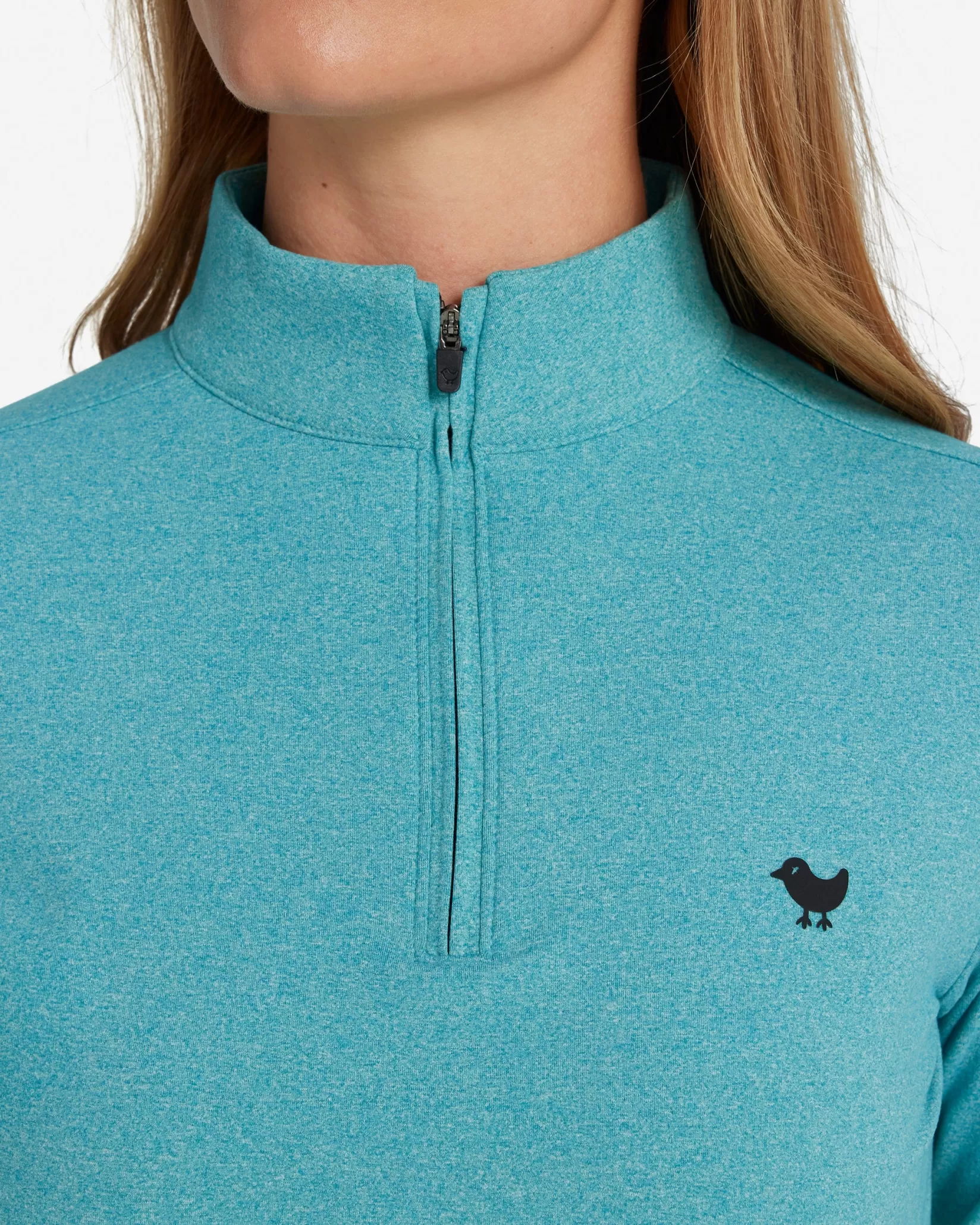 Bad Birdie Slate Quarterzip>Women Quarterzips