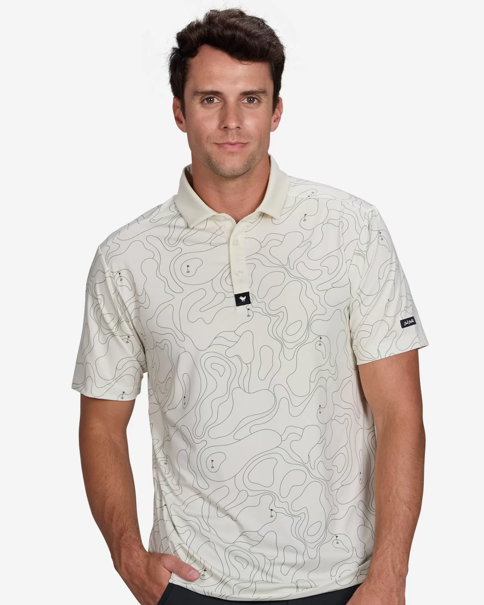 Bad Birdie Topo White Onyx> Polos